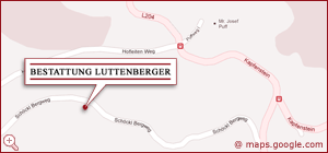 Anfahrt Bestattung Luttenberger in Kapfenstein